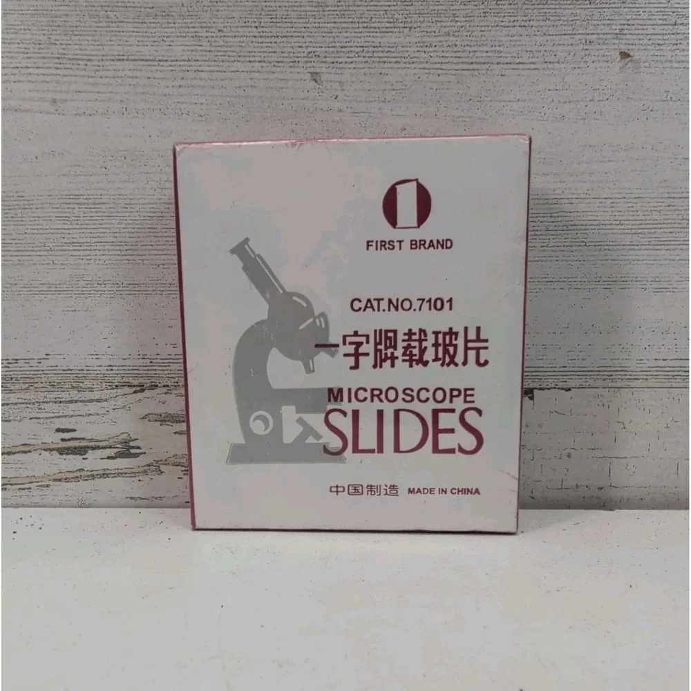 72 PCS 7101 Reusable Microscope Blank Glass Slides for Preparation of Specimen